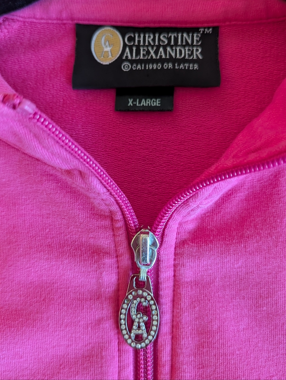 Christine Alexander Vintage Hot Pink Active Jacket - Picture 2 of 4